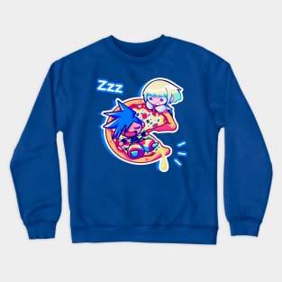 Promare pizza Crewneck Sweatshirt